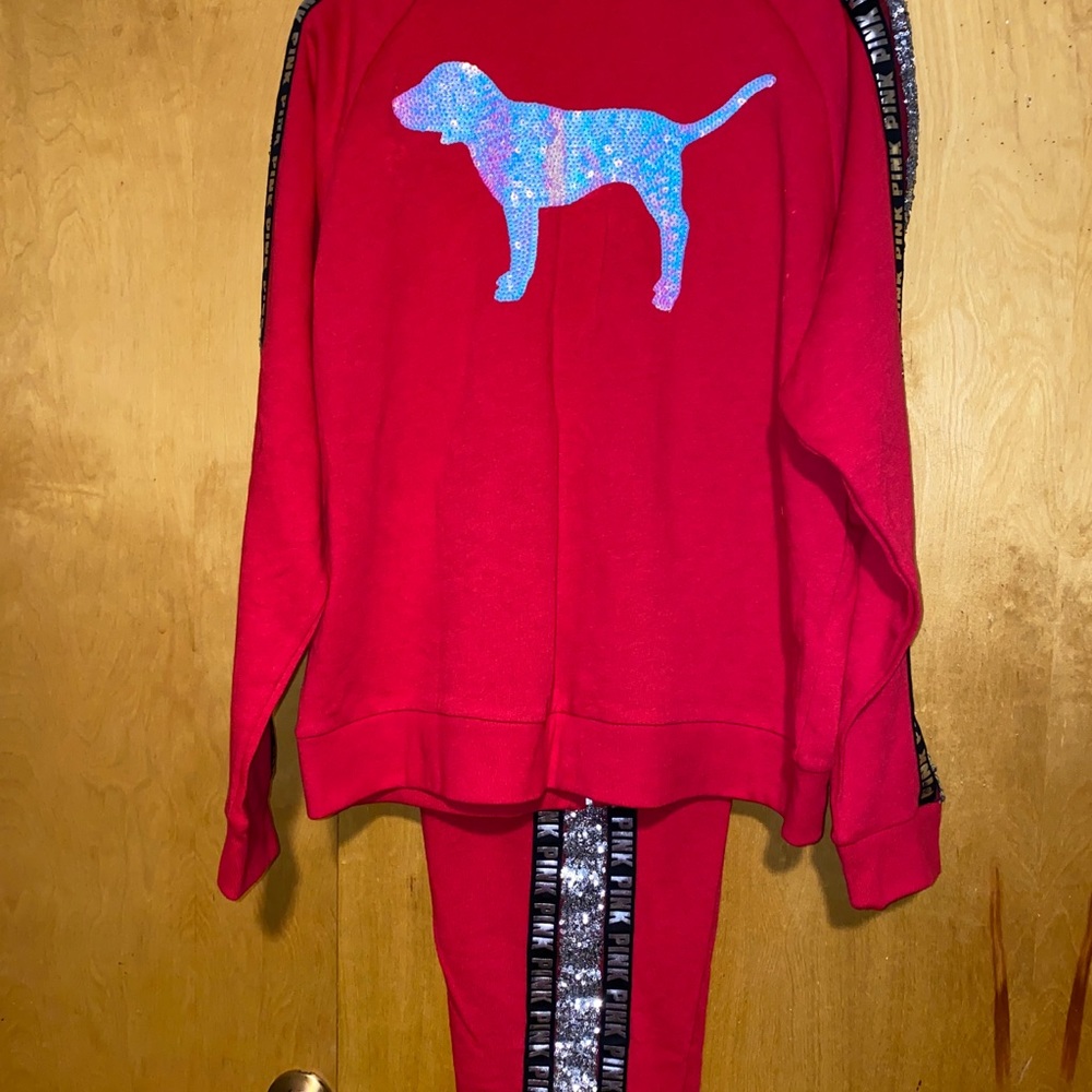 Pink Bling sweatsuit